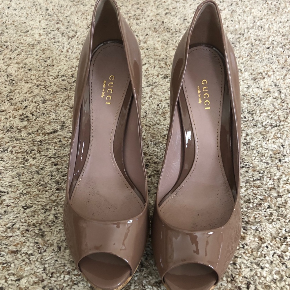 Women’s Gucci Patent Leather Heel